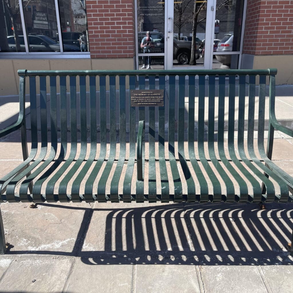 Kenneth's bench