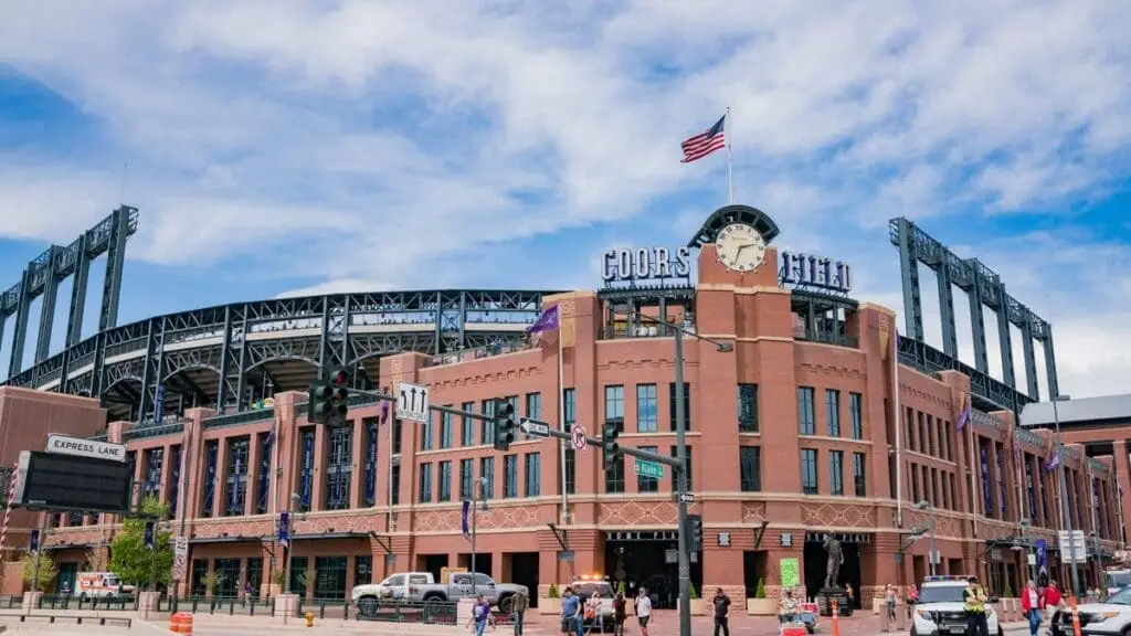 Coors Field outside view