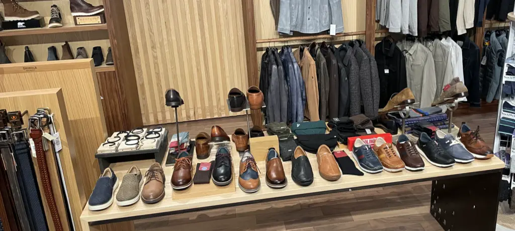 shoes in a shop
