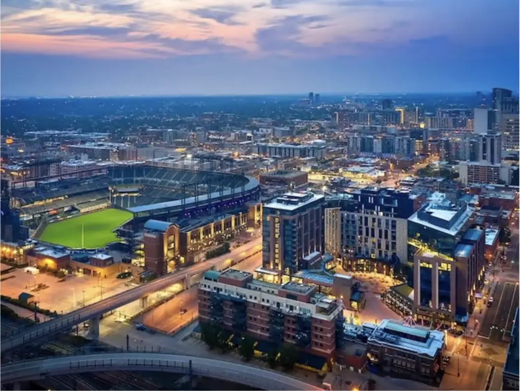 Aerial view of McGregor Square